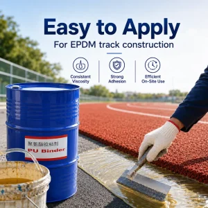 Polyurethane Binder Adhesive for EPDM Rubber Flooring and Gym Mats