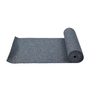 Polyurethane Rubber Soundproof Shock-Absorption Mat, 5mm, Flame-Retardant, 30dB Noise Reduction, for Hotels