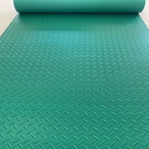 Polyvinyl Chloride (PVC) Eco-friendly Non-slip Waterproof Rubber Floor Mat for Kitchen Gym Workshop Warehouse Custom Color Wide