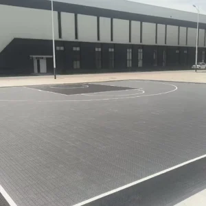 Pop up Basketball Court Kit Portable PP Floor Modules for Temporary Athletic Events