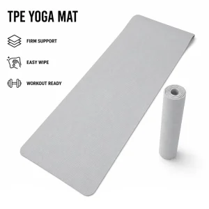 Portable Foldable Thickened Exercise Mat with Carry Handle and Adjustable Thickness
