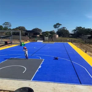 Portable Indoor Outdoor Interlocking Modular PP Sport Floor Mat Eco Friendly Easy to Install Basketball Court Flooring
