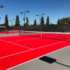Portable Indoor Outdoor Interlocking Plastic Ice Tiles Rubber PP Pickleball Flooring for Skating Rink Tennis for Hockey Court