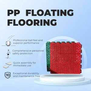 Portable Indoor and Outdoor Modular PP Pickleball Court Flooring Tiles for Sports Clubs