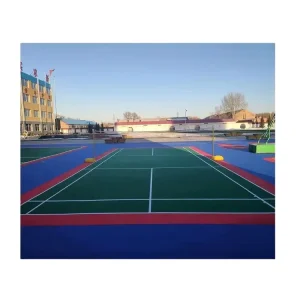 Portable Interlocking Floor Tiles for Volleyball & Dance Event Sport Plastic Vinyl Flooring