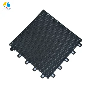 Portable Interlocking Plastic Floor Tiles for Multi-Sport Courts Anti-Slip Weatherproof
