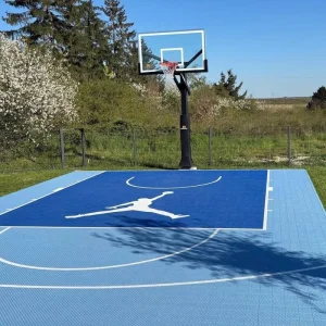 Portable Interlocking Plastic Sports Flooring Tiles for Basketball and Football Courts