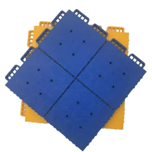 Portable Interlocking Sports Flooring Tiles for Basketball and Football Durable Court