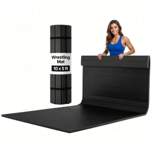 Portable Lightweight Wrestling Mat XPE Roll Out BJJ Mat for Home Gym and Dojo Training
