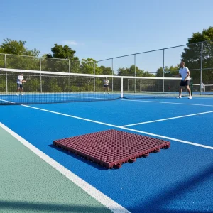 Portable Material Plastic Flooring Outdoor Anti skid Floor Tiles PP Interlocking Sport Floor Tennis Court Floor Tile