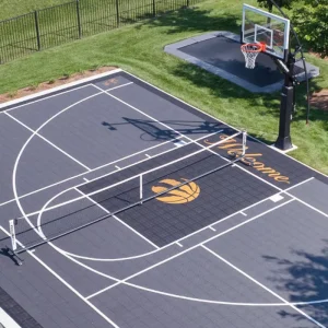 Portable Modular Basketball Court Flooring Tiles PP Interlock Sports Tiles for Outdoor Courts Anti-Slip