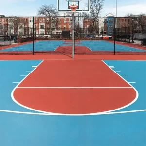 Portable Modular Removable Basketball Flooring for Temporary Outdoor Courts