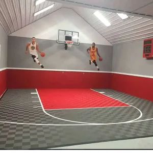 Portable Outdoor Interlocking Suspended Volleyball Floor Outdoor Volleyball Court Floor Basketball Suspended Floor