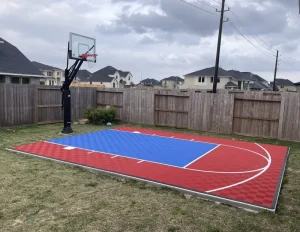 Portable Outdoor PP Interlocking Sport Flooring Synthetic Basketball Court Surface Tiles for 20x24ft Areas