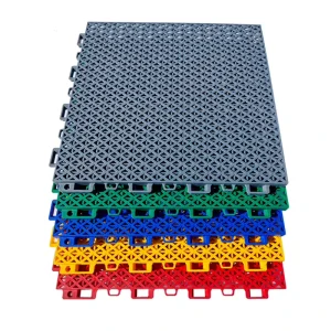 Portable Outdoor Waterproof PP Interlocking Flooring Tiles for Pickleball and Basketball Courts
