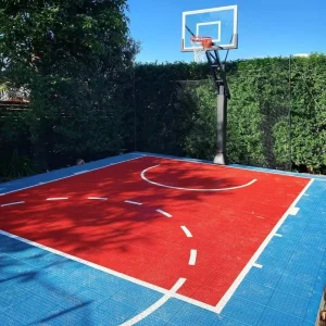 Portable PP Interlocking Plastic Tiles for Temporary Outdoor Basketball Flooring