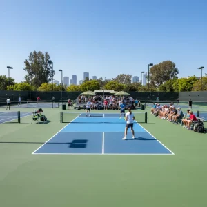 Portable PVC Pickleball Court Mat with Acrylic Coating and Crystal Sand Surface 44x20ft 60x30ft