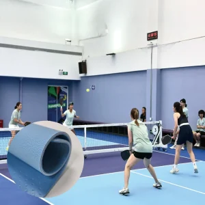 Portable PVC Vinyl Material Roll Package Indoor Outdoor Pickleball Court Floor Mats Factory Direct Sale