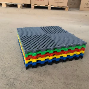Portable Plastic Interlocking Garage Flooring Tiles