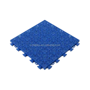 Portable Plastic Sports Flooring Tiles for Tennis and Basketball Outdoor Courts with Grid Design