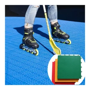 Portable Roller Skating Rink Flooring 15mm PP Indoor and Outdoor Sports Floor Tiles for Badminton Basketball Courts