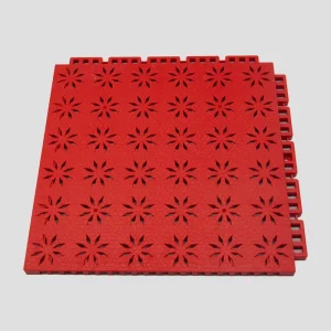 Portable Solid PP Modular Sports Flooring for Outdoor Badminton