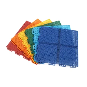 Portable Volleyball Court and Dance/Event Interlocking Plastic Floor Tiles