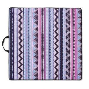 Portable Waterproof Stadium Seat Cushion Geometric Pattern Outdoor Bleacher Cushion Garden Kneeling Pad Custom OEM