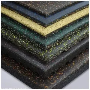 Power Lift Floor Mat Natural Rubber Floor Heavy Duty Gym Floor Gym Rubber Flooring Mat Tiles