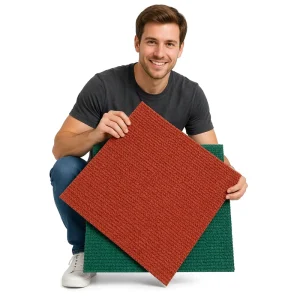 Prefabricated Rubber Synthetic Tartan Running Track Roll Flooring for Sports Stadium Facilities