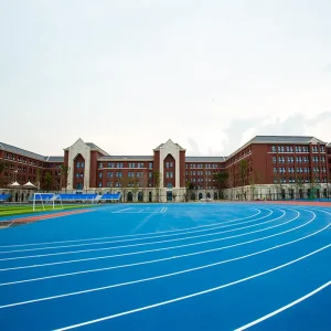 Prefabricated Tartan Running Track Flooring Surface