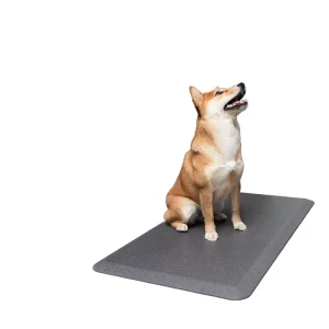 Premium Custom PU Anti Fatigue Mat 0.75 Inch Thick Washable Non Slip Floor Rug for Dogs Cats Kitchen & Bathroom