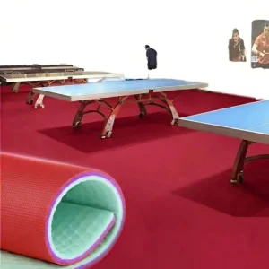 Premium Indoor PVC Flooring Roll for Table Tennis & Badminton Courts
