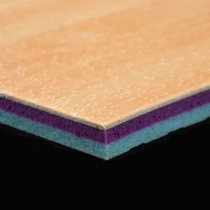 Premium Indoor Wood Grain PVC Soft Waterproof Sports Flooring Roll for Multi Court Use (Basketball)