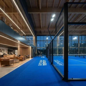 Premium LED Lighting Padel Court Full View Design Professional Padel Tennis Court Solution