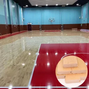 Premium Maple Birch Wood for Basketball Court Flooring Indoor Wood Sport Floor Indoor Basket Solid Sports Wooden Floor