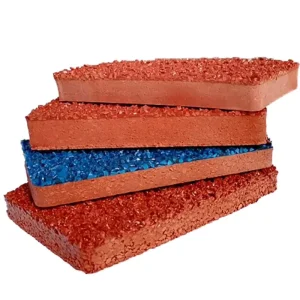 Premium Silicone PU Sport Courts Flooring Durable Rubber Material for Playground Flooring