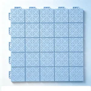 Premium Soft Joint 25-Lattice PP Suspended Tiles for High-End Kindergarten & Play Venues