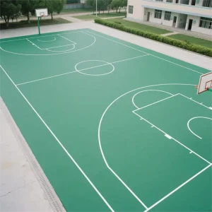 Acrylic Rubber Synthetic Sports Flooring Material Basketball Courts Flooring for Sale