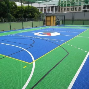 Price Plastic Flooring Sport Court Tiles Interlocking PP Tiles Basketball Floor Tiles