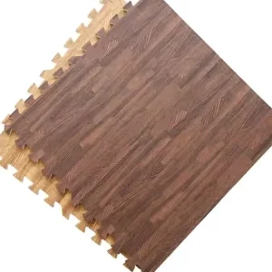 Price Wood Grain Waterproof Non Toxic Custom Play Mat for Baby & Kids Gym Use