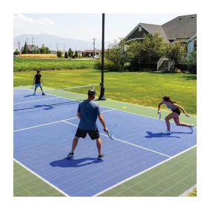 Rubber Outdoor Playground Flooring Tiles for Pickleball Basketball Courts Waterproof Eco Friendly Anti Slip Surface