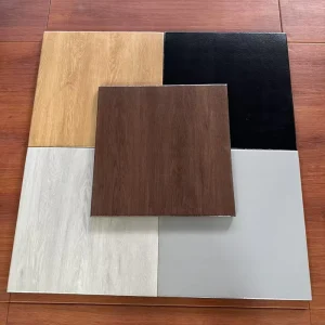 Professional 25mm Thick Durable Rubber Flooring Wood Grain Pattern Anti-Slip Waterproof Eco-Friendly Commercial Gym Fitness