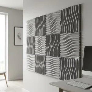 Professional 3D Creative Acoustic Panels Personalized Decorative Polyester Fiber Sound Absorbing Board for Cinema