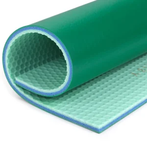 Professional BWF Green 5.0 Badminton Court Indoor Eco Friendly Recyclable Durable PVC Floor Mat Soft High Density Fireproof 5mm