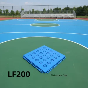 Professional Badminton Gymnasium Flooring PP High Density Interlocking Floor Tiles Eco Friendly Shock Absorbing Anti Slip for