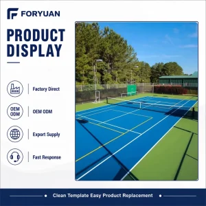 Professional Cushioned PVC Sport Flooring Roll Indoor Sports Floor Surface For Football Training Center Renovation Projects
