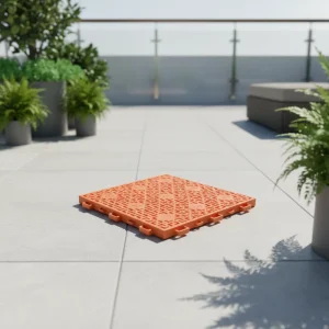 Professional Dance Studio Flooring ZM180 Plastic PP Suspended Tiles Eco Friendly Anti Bacterial Shock Absorbing Non Slip Easy