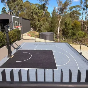 Professional Durable PP Material Anti Slip Customizable Outdoor Flooring for Basketball Court