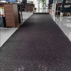 Professional Fireproof Commercial Gym Rubber Flooring Mat Roll